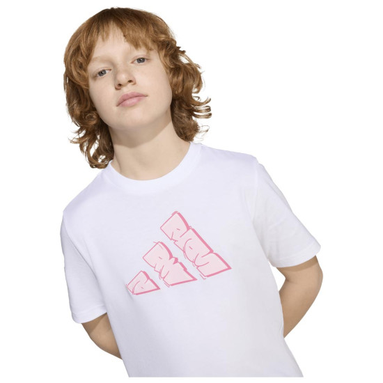 Adidas Παιδική κοντομάνικη μπλούζα Graffiti Graphic Tee Adidas Παιδική κοντομάνικη μπλούζα Graffiti Graphic Tee